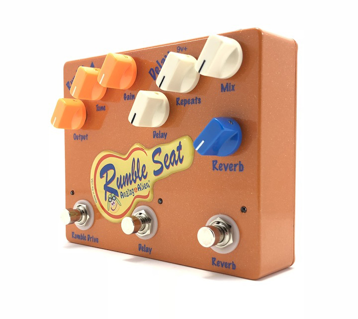 Rumble Seat (OverDrive/Delay/Reverb Pedal)