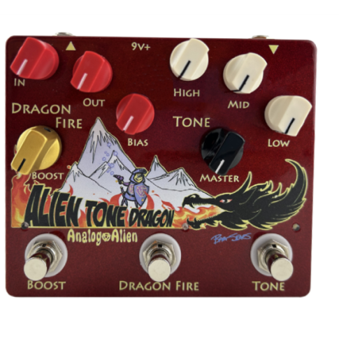 Alien Tone Dragon (ATD) Analog Alien Pedal